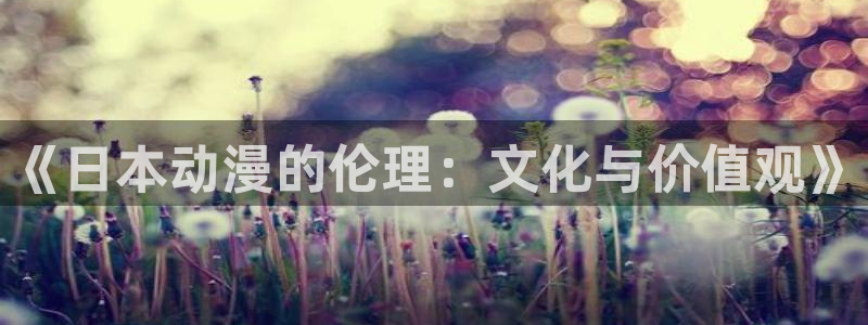 中国里番动漫在线观看：《日本动漫的伦理：文化与价值观》配图